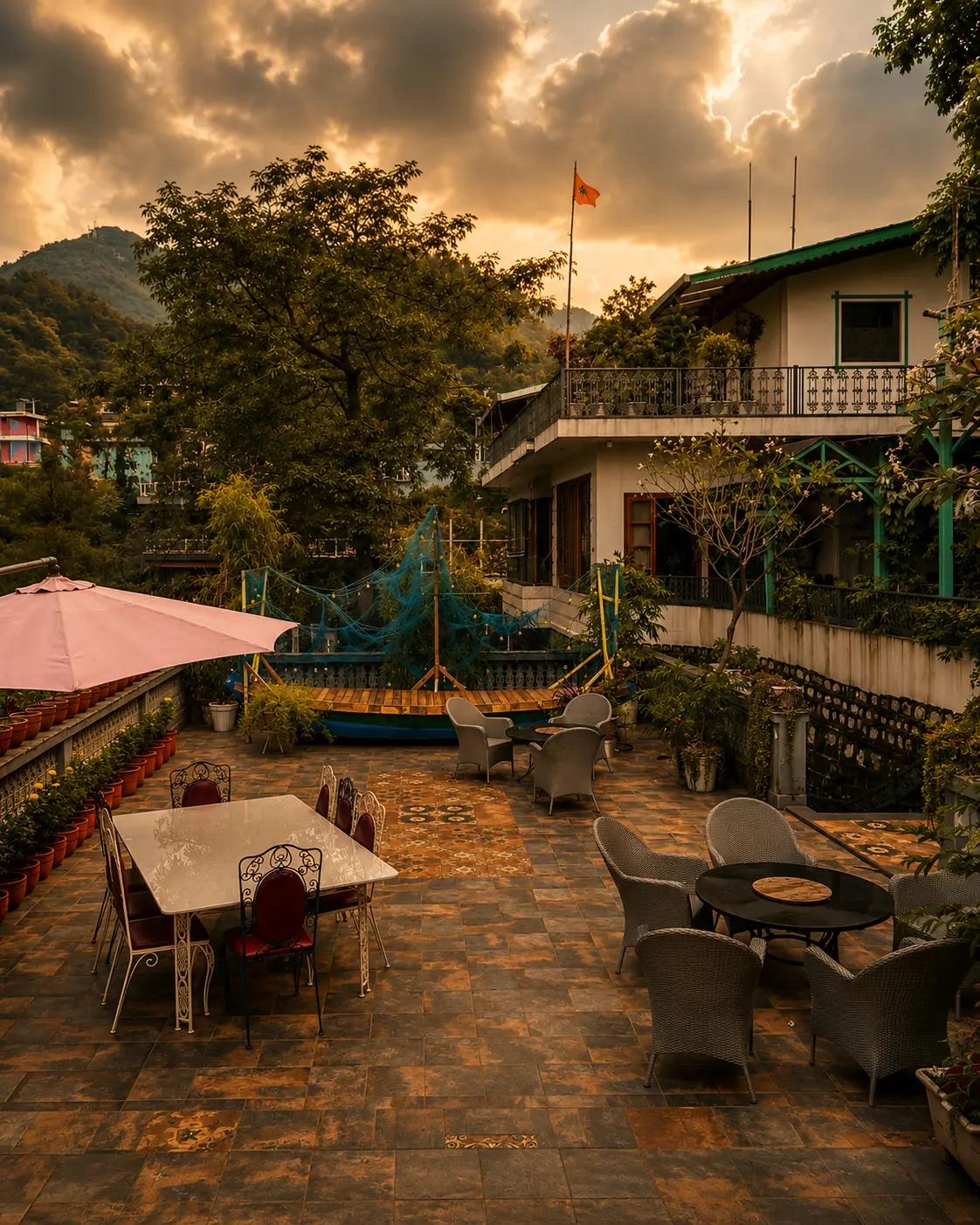 Around The Table, uttarakhand-lodge