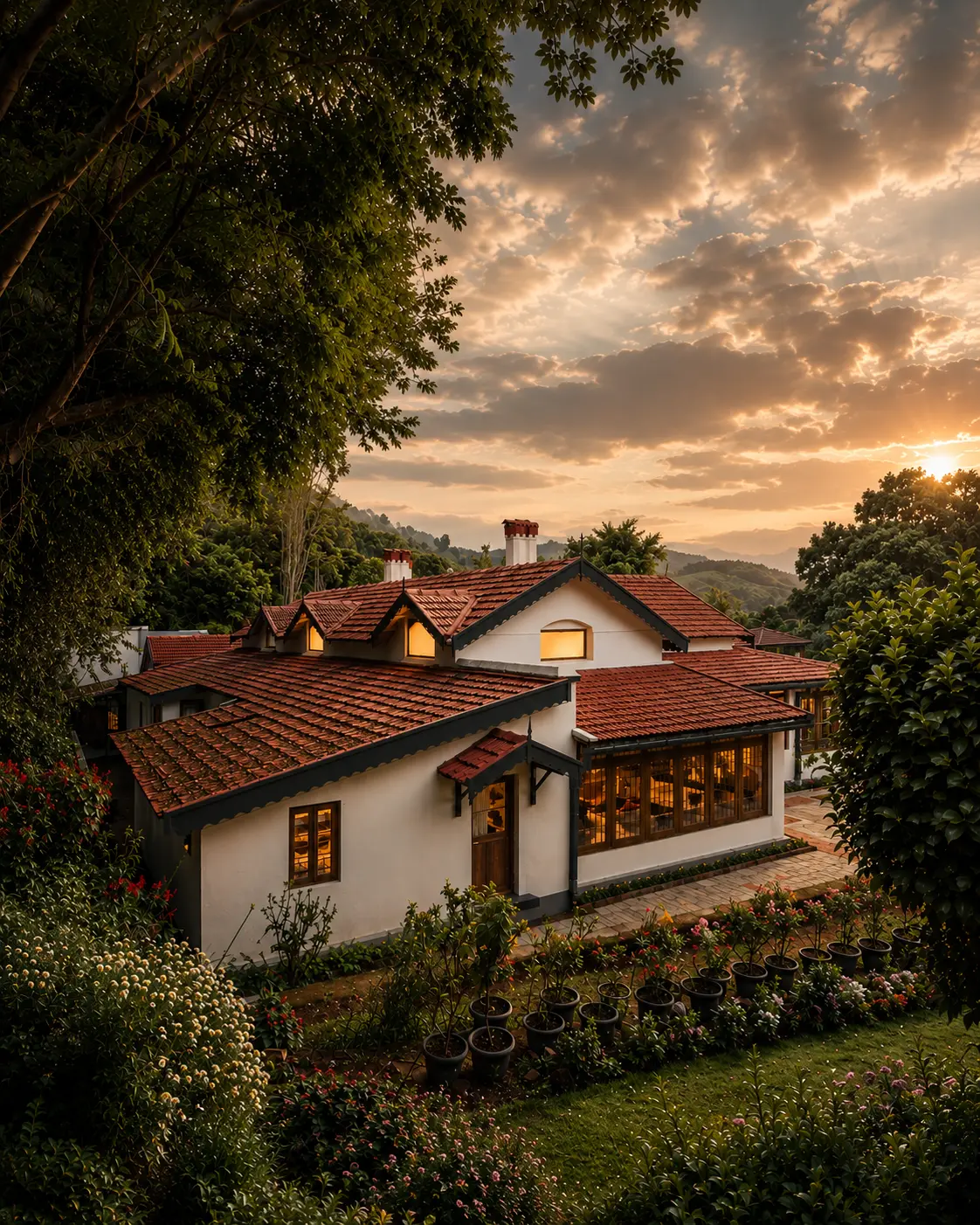 Miln Town in the Nilgiri hills